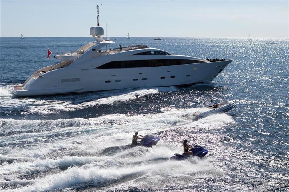 Ship's Tenders Toys On Yacht WHISPERING ANGEL
