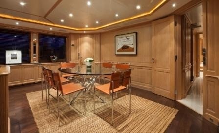 Eating/dining Upon Premier Deck On Board Yacht AFRICAN QUEEN