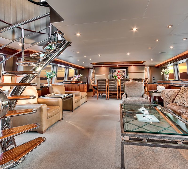 Saloon Aboard Yacht ANDIAMO