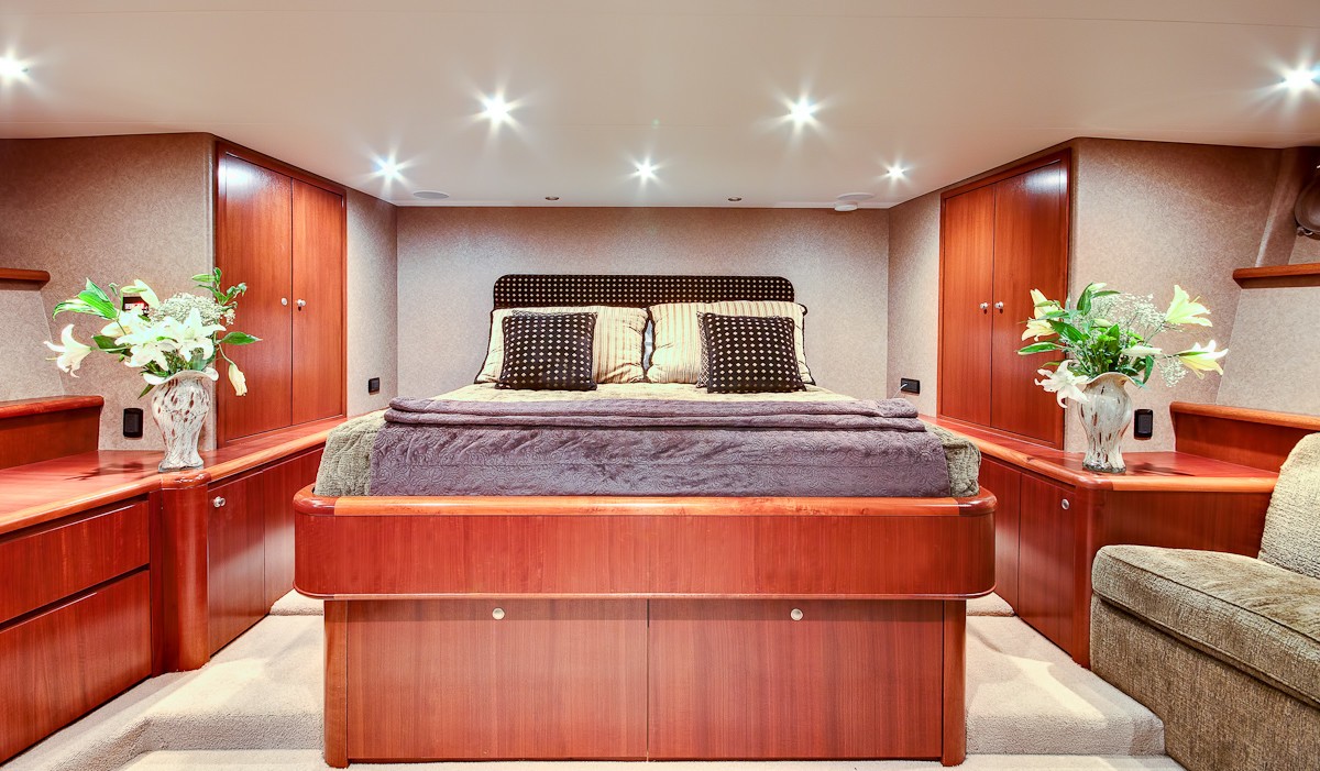 Main Master Cabin On Yacht ANDIAMO