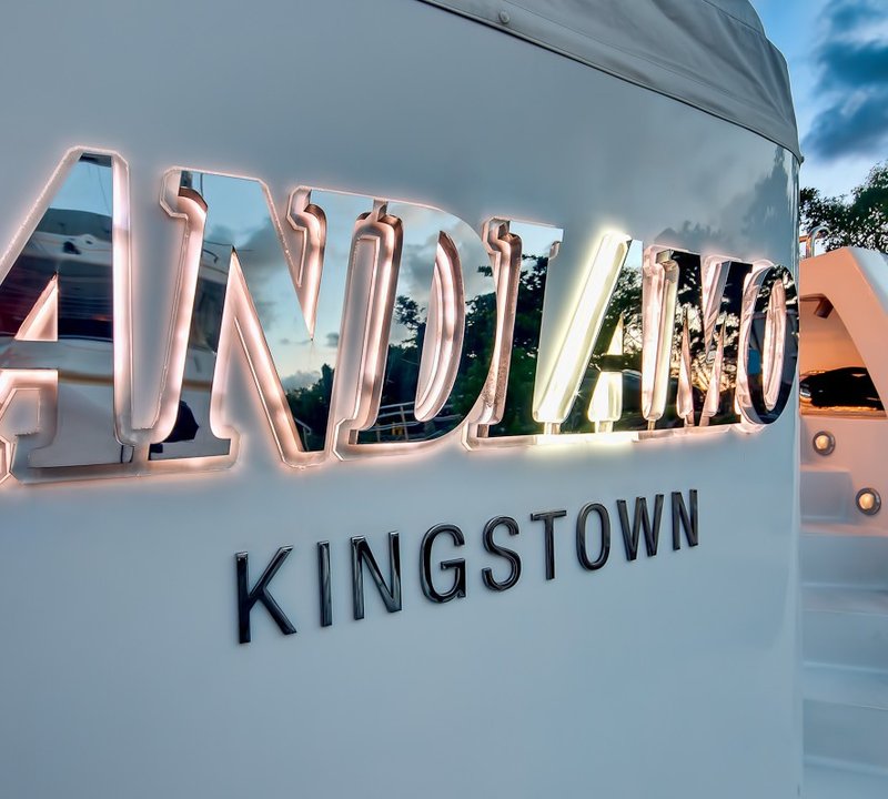 Name Plate On Yacht ANDIAMO
