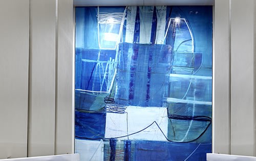 Close Up On Board Yacht BLISS