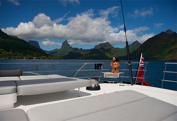 Sun Beds On Yacht BLISS