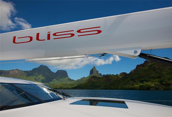 Deck Close Up On Board Yacht BLISS