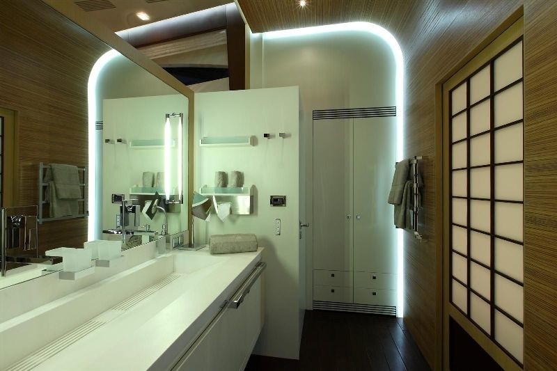 Main Master Bath On Yacht ESPRESSO
