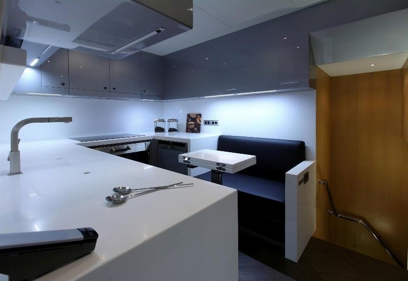Ship's Galley On Yacht ESPRESSO