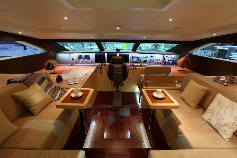 Bridgedeck Sitting On Board Yacht ESPRESSO