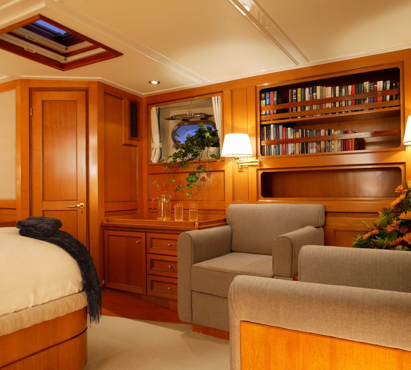 Sitting: Yacht FREEDOM's Main Master Cabin Image