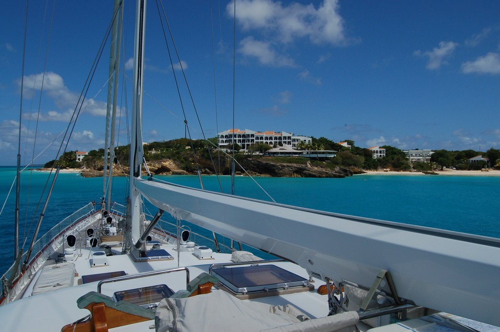 Deck On Board Yacht FREEDOM