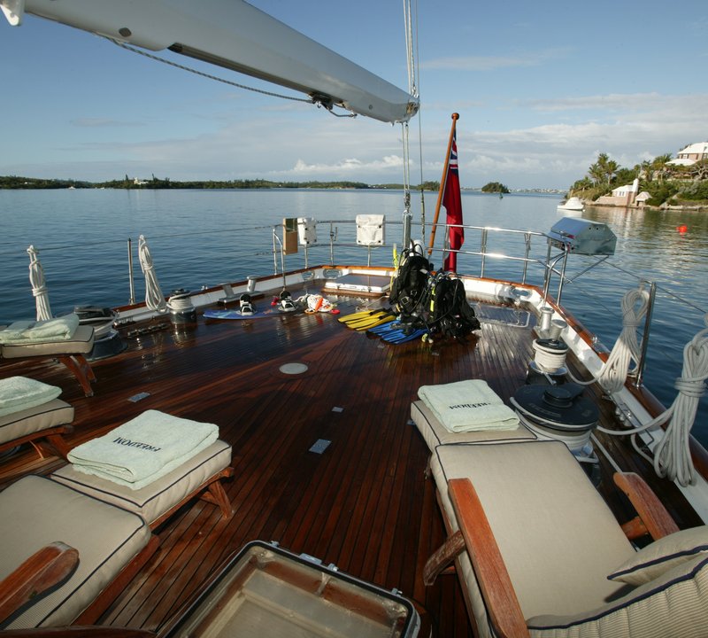 Deck Aspect On Yacht FREEDOM