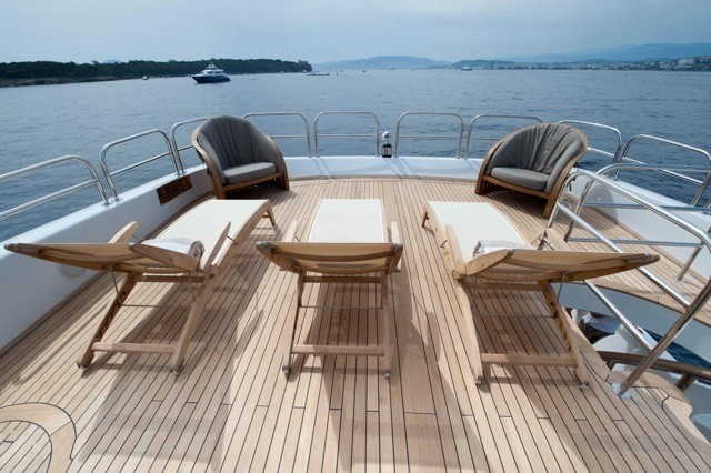 Sunshine Lounging Aboard Yacht PALM B