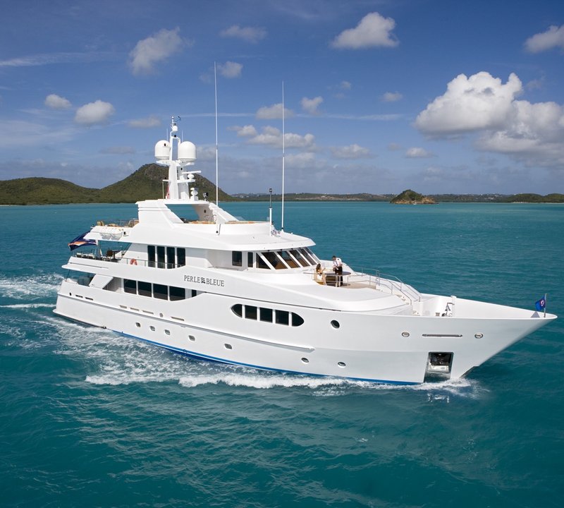 Forward Aspect Aboard Yacht PERLE BLEUE