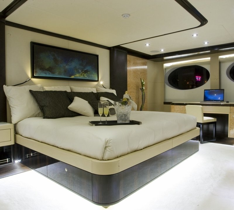 Main Master Cabin Aboard Yacht GRENADINES III