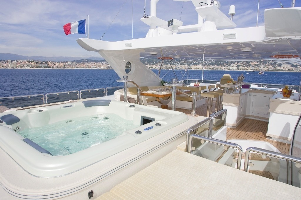 Fly-bridge On Board Yacht GRENADINES III