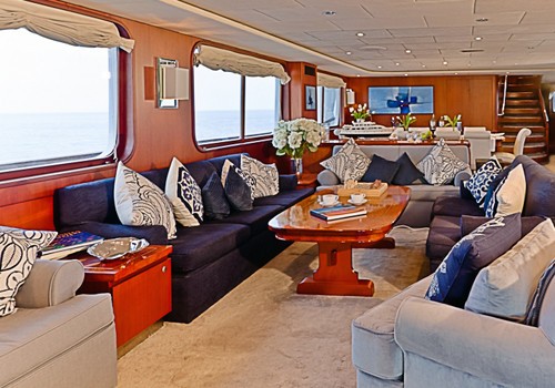 Saloon Aboard Yacht LIGAYA