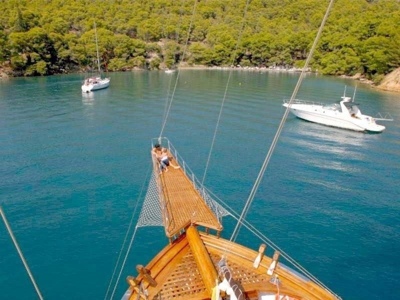 Close Up On Board Yacht MATINA
