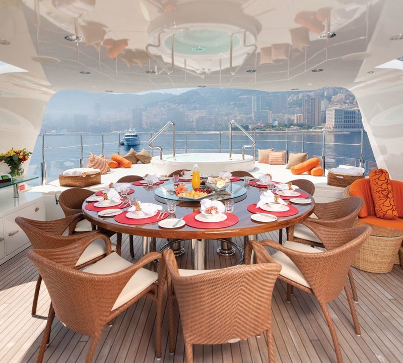 Outdoor Eating/dining Furniture On Yacht NORTHLANDER