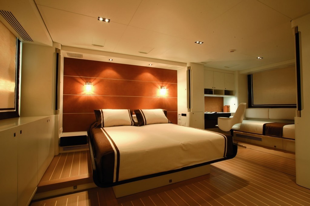 Evening: Yacht P2's Main Master Cabin Photograph