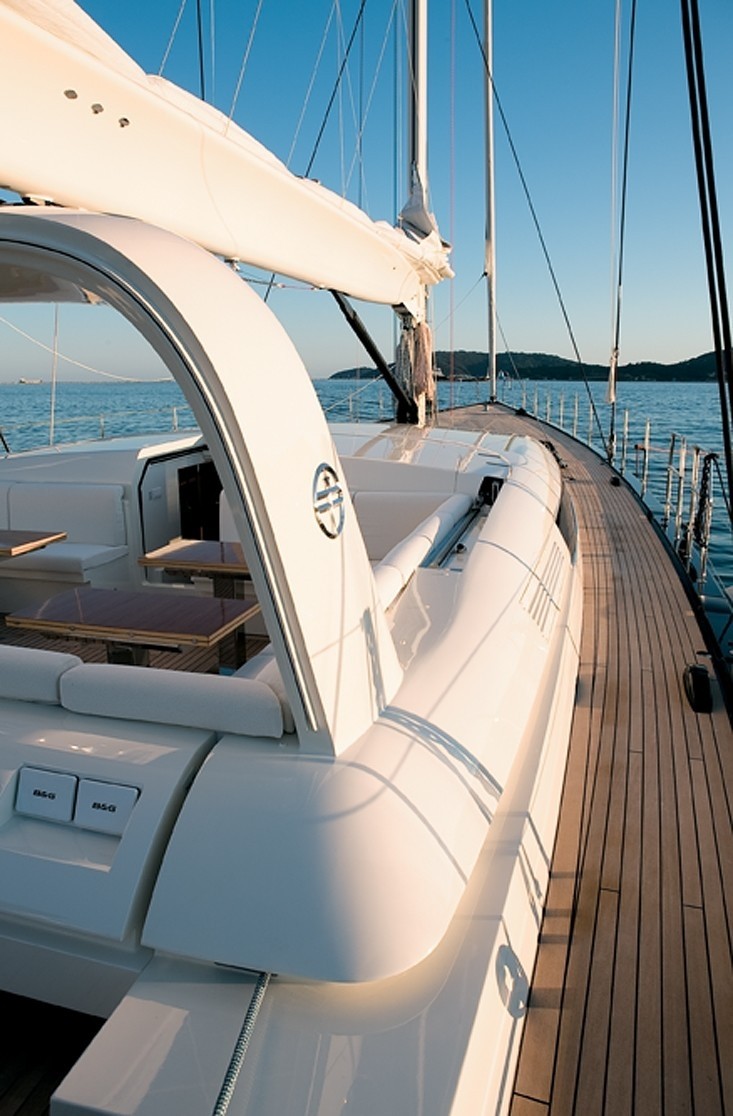 Sun Deck Sitting On Yacht P2