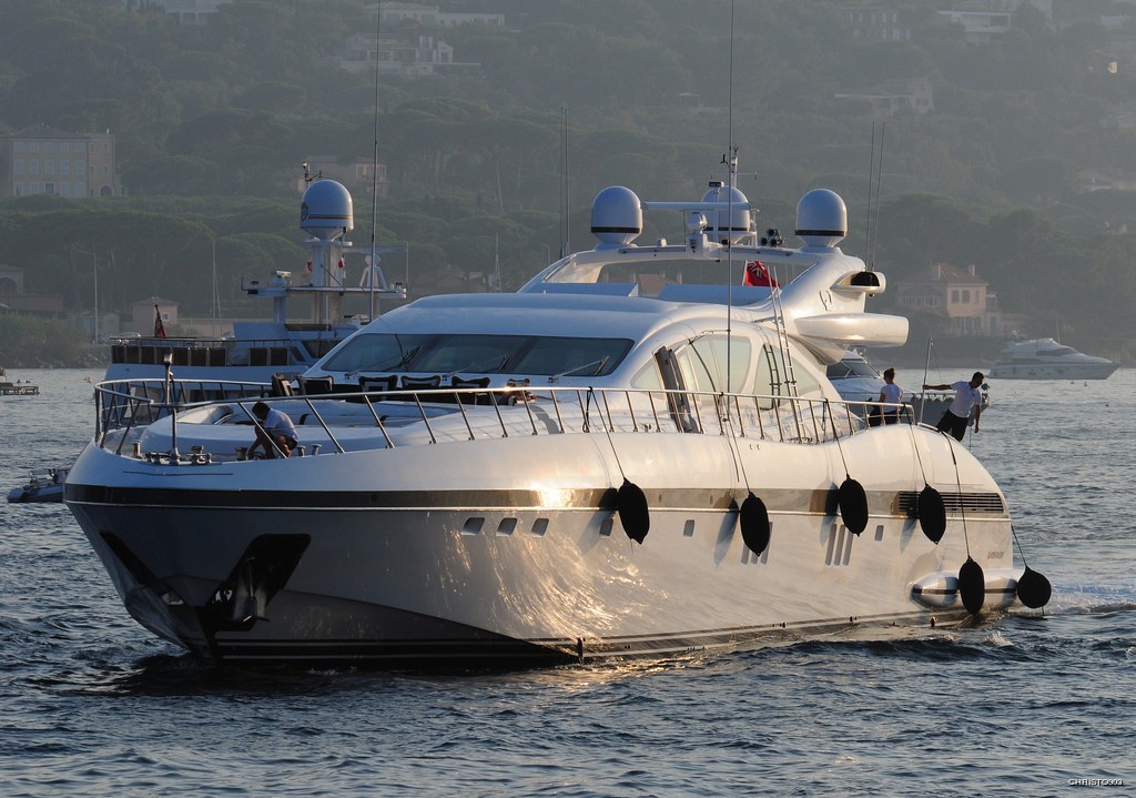 Forward Aspect On Yacht CELCASCOR