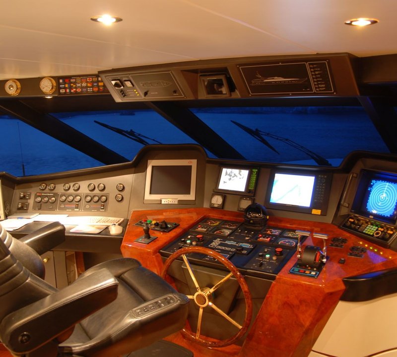 Pilot House On Yacht HULYA