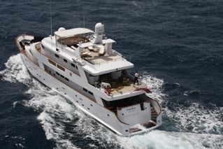 Aft Aspect: Yacht SUPERFUN's Cruising Image