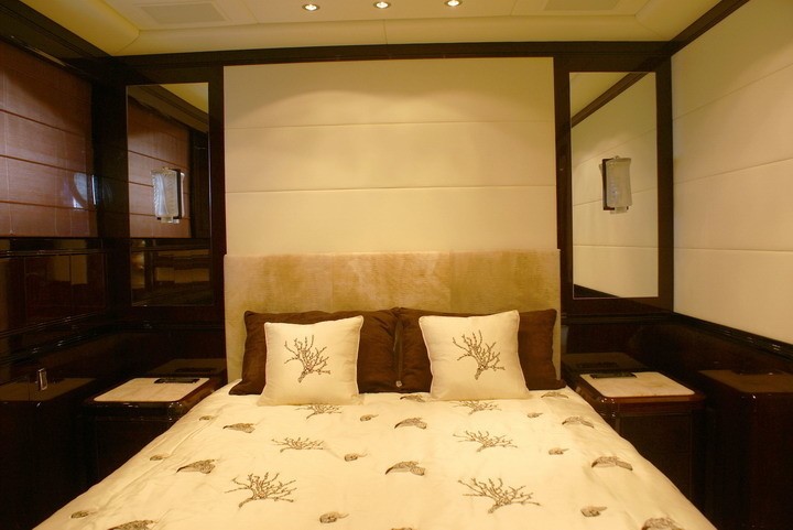 Guest's Cabin Aboard Yacht VOYAGE