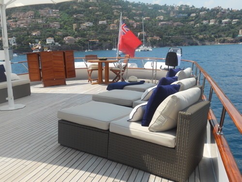 Sun Deck On Yacht AVA