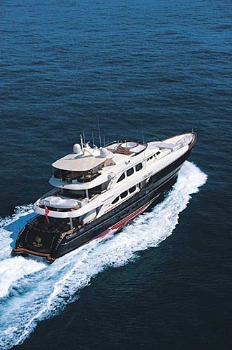 Aft Aspect: Yacht BLUE BREEZE's Cruising Captured