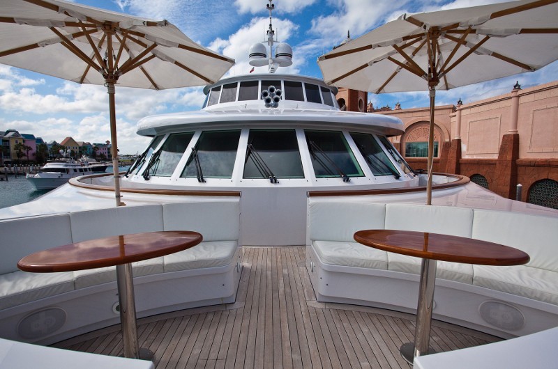 Bridgedeck Deck Fore Aboard Yacht KERI LEE III