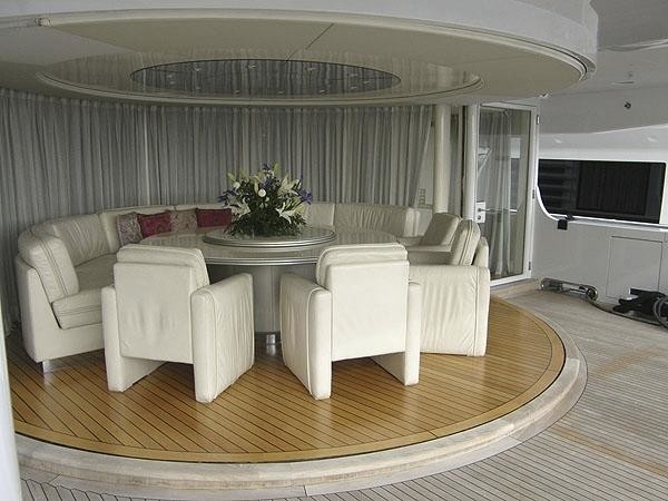 Interior Outdoor Eating/dining On Board Yacht LADY ARRAYA
