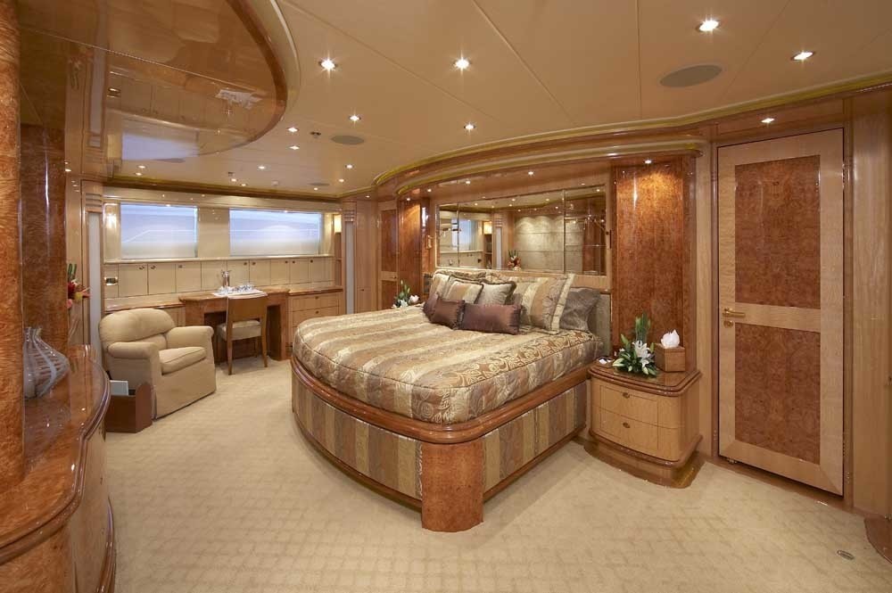 Main Master Cabin Aboard Yacht LADY LEILA