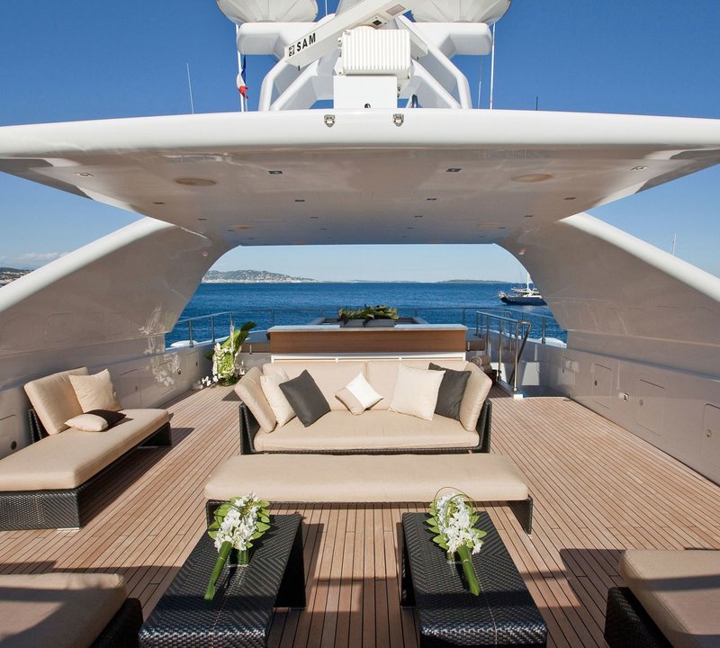 Sun Deck On Board Yacht MANIFIQ