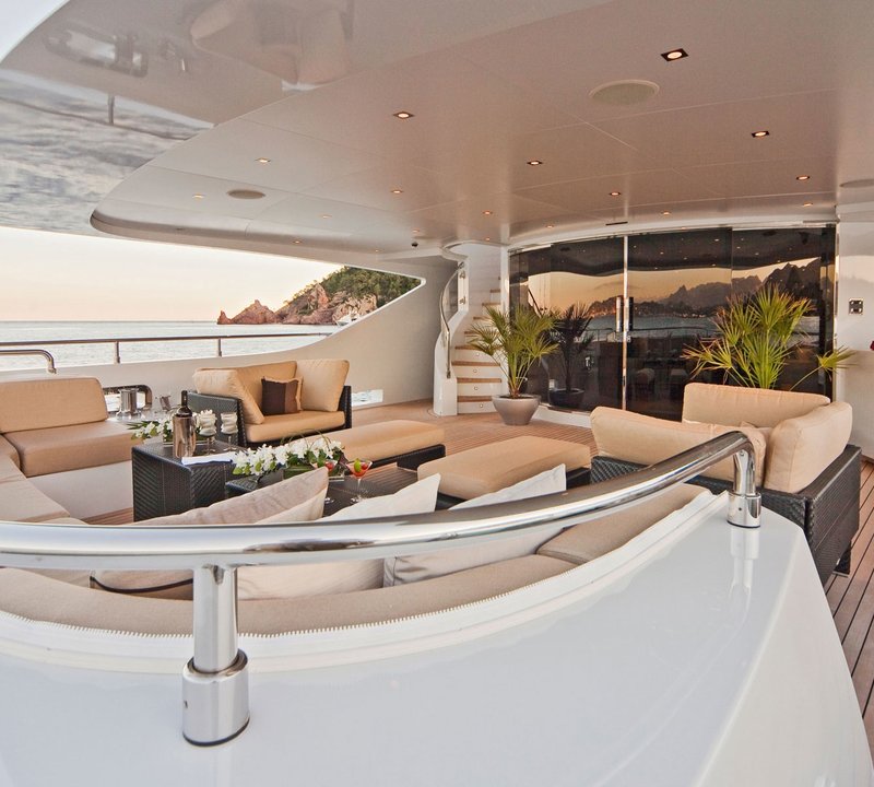 Aft Deck On Yacht MANIFIQ