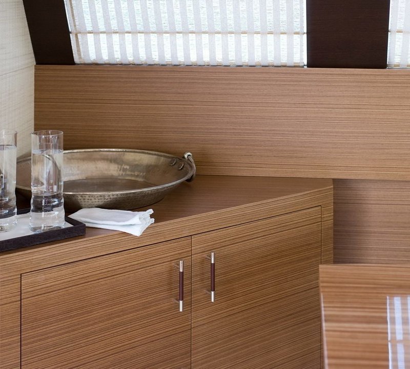 Close Up: Yacht NAMASTE 8's Main Master Pictured