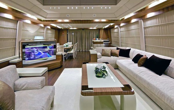 Saloon Profile On Board Yacht O'PATI