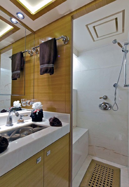 Guest's Bath On Yacht O'PATI
