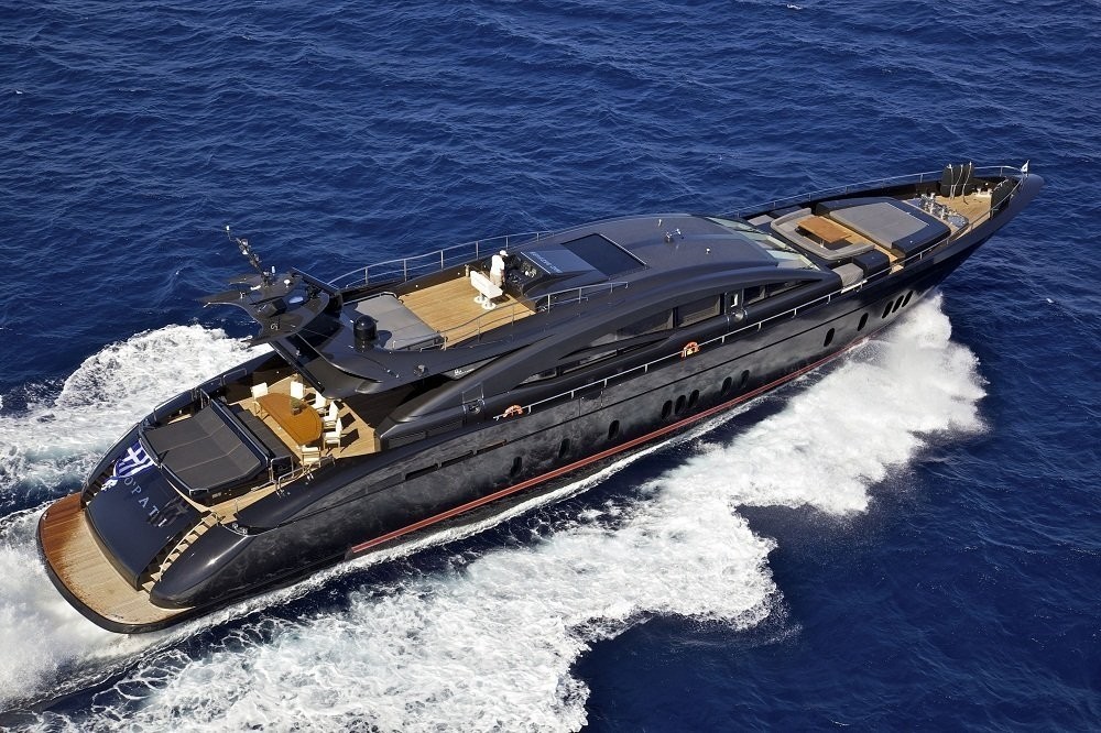 From Above: Yacht O'PATI's Cruising Photograph