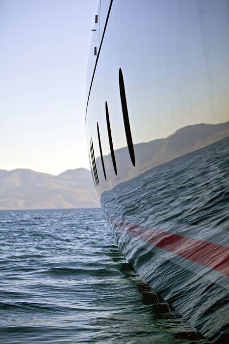 Profile Close Up Aboard Yacht O'PATI