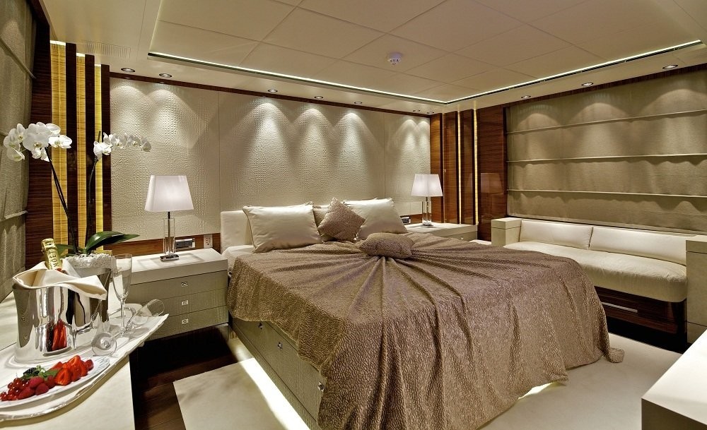 Main Master Cabin Aboard Yacht O'PATI