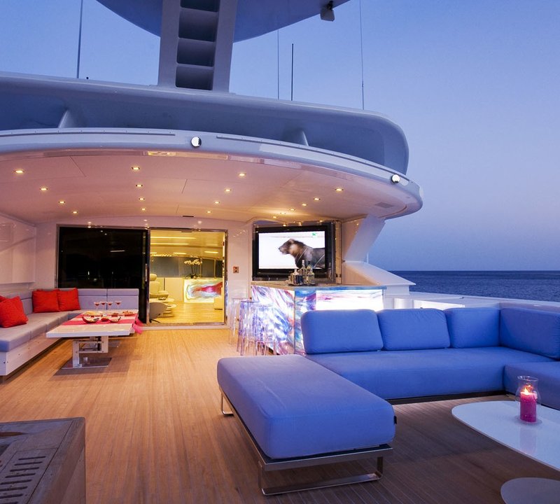 Evening: Yacht BARENTS SEA's Sun Deck Image