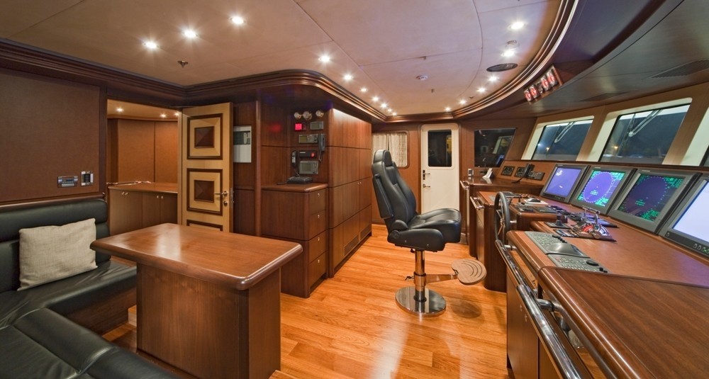 Bridgedeck On Board Yacht GOLDEN HORN