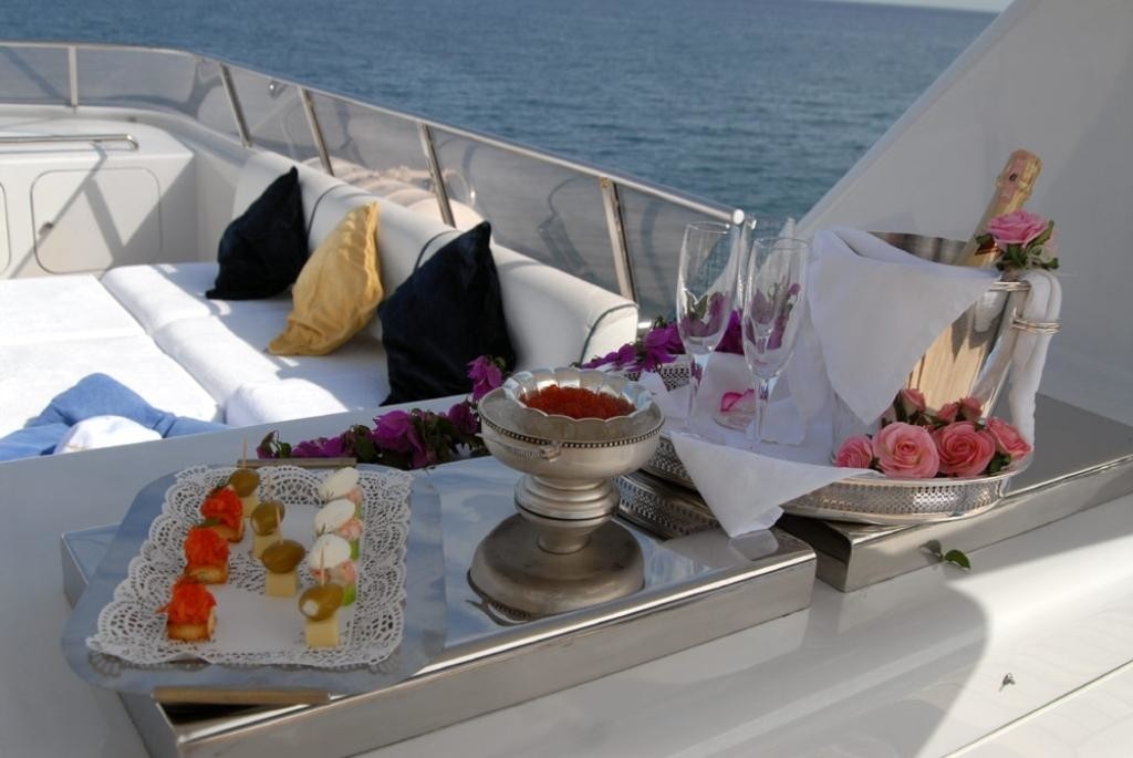 Upon Deck On Yacht LADYSHIP