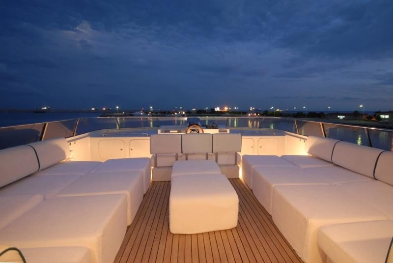 Upper Deck: Yacht LADYSHIP's Sun Bathing Zone Photograph