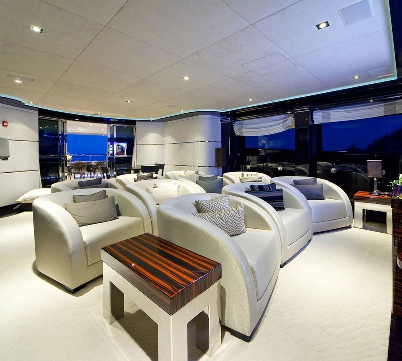 Movie Cinema Aboard Yacht MANIFIQ