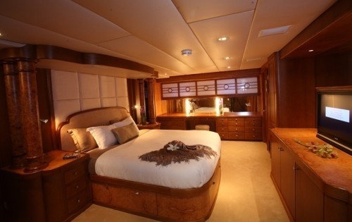 Main Master Cabin On Board Yacht DAYDREAM