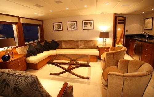 Saloon Aboard Yacht DAYDREAM