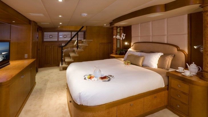 Staircase: Yacht DAYDREAM's Main Master Cabin Photograph