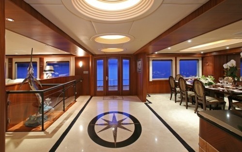 Foyer Aboard Yacht DAYDREAM