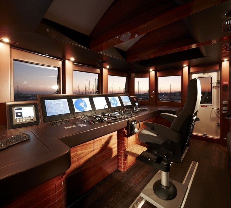 Pilot House Aboard Yacht E &AMP;AMP; E